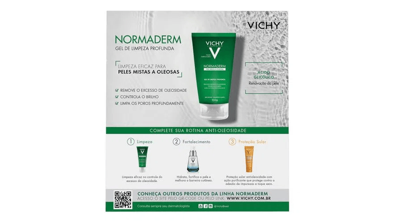 Gel-de-limpeza-Vichy-Normaderm-Pele-Mista-a-Oleosa-Compre-150g-Ganhe-40g