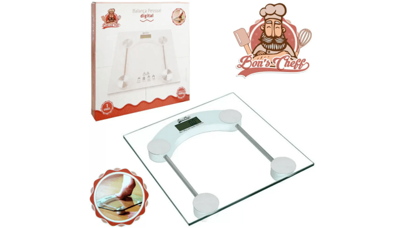 COMPRAR-Bons-Balanca-De-Piso-Digital-De-Vidro-Quadrada-180Kg-MAIS-BARATO