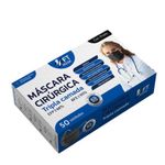 Mascara-Cirurgica-Descartavel-Cor-Preto-Tripla-Camada-Com-Elastico-50-unidades