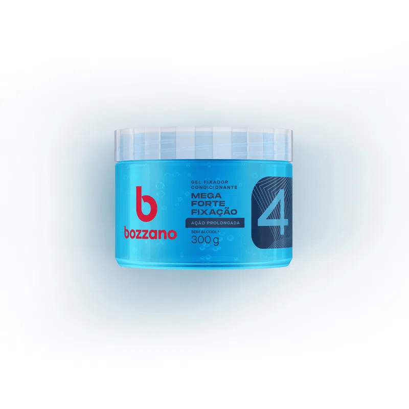 Gel Fixador Condicionante Bozzano Ação Prolongada Mega Forte Fixação 4