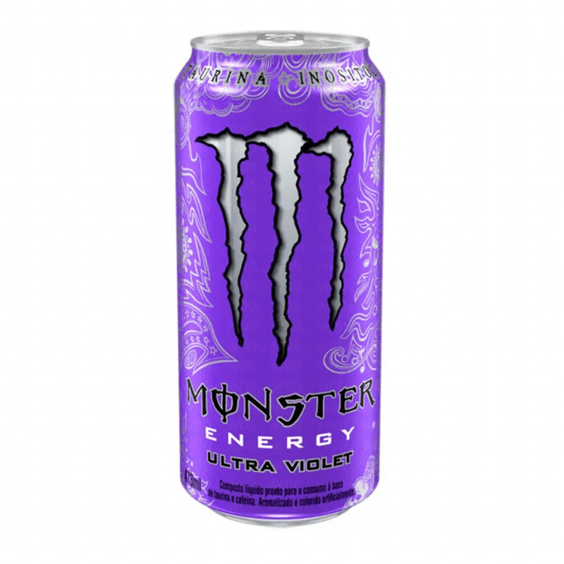 Kit c/12un Energético Monster Energy Ultra Violet Sem Açúcar