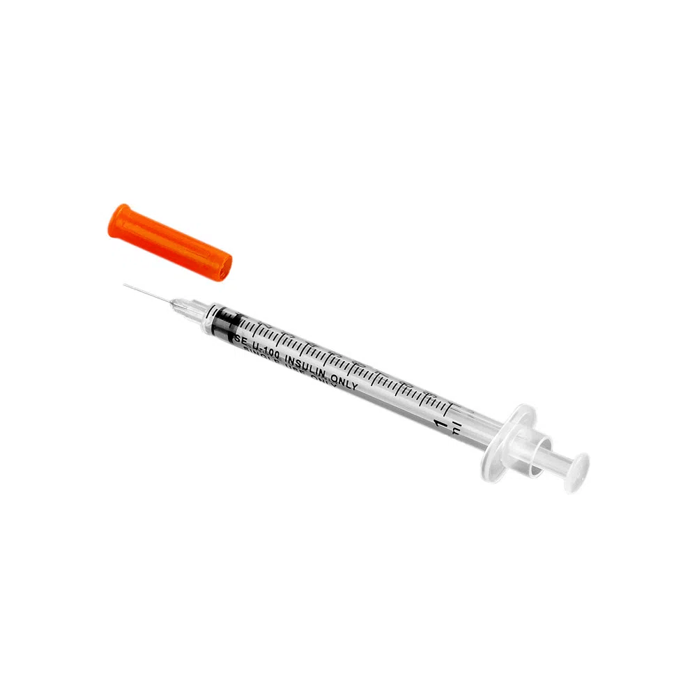 Seringa para insulina agulha fixa 1ml Sol-Care 8mm X 0,3mm 1 unidade