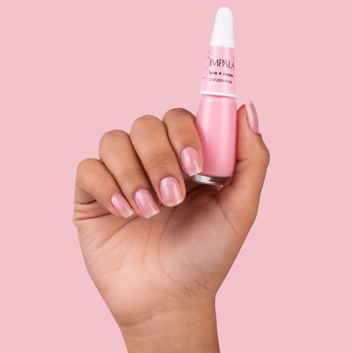 Esmalte Impala Transparente A Cor da Sua Moda Leve e Suave 7,5 ml