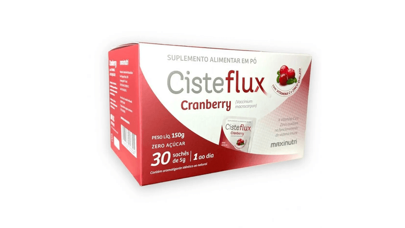 Suplemento-alimentar-Maxinutri-Cisteflux-Cranberry-30-saches-5g
