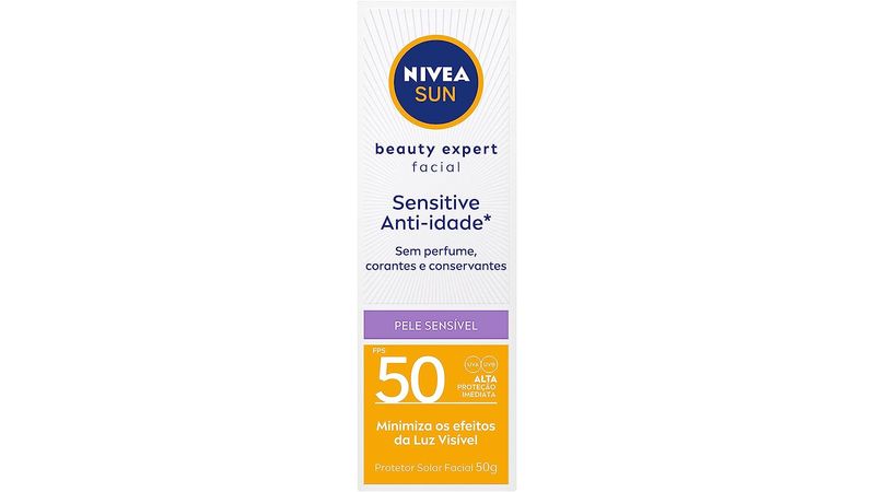 Protetor-Solar-Facial-Nivea-Sun-Sensitive-FPS50-50g