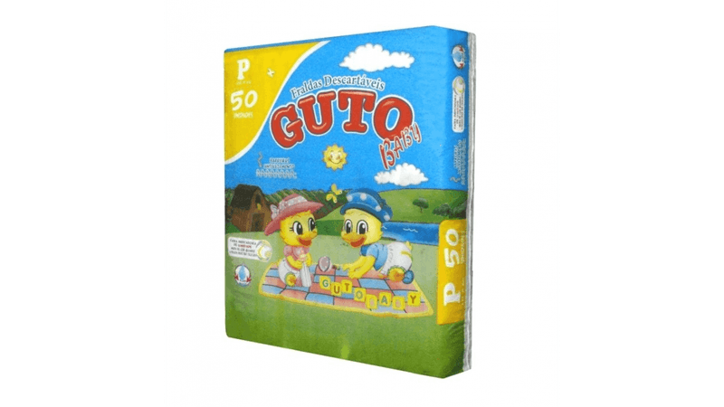 Fralda-infantil-Guto-economica-P-50-unidades