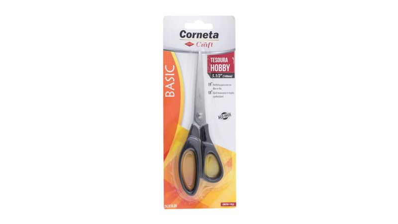 Tesoura-Hobby-Basic-Corneta-Craft