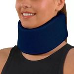Colar-cervical-Ortocenter-espuma-azul-tamanho-M