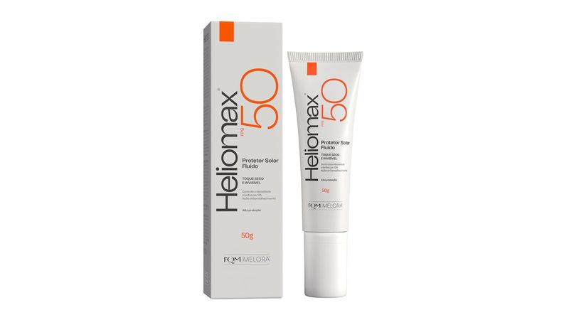 Protetor-solar-Heliomax-FPS-50-fluido-sem-cor-50g