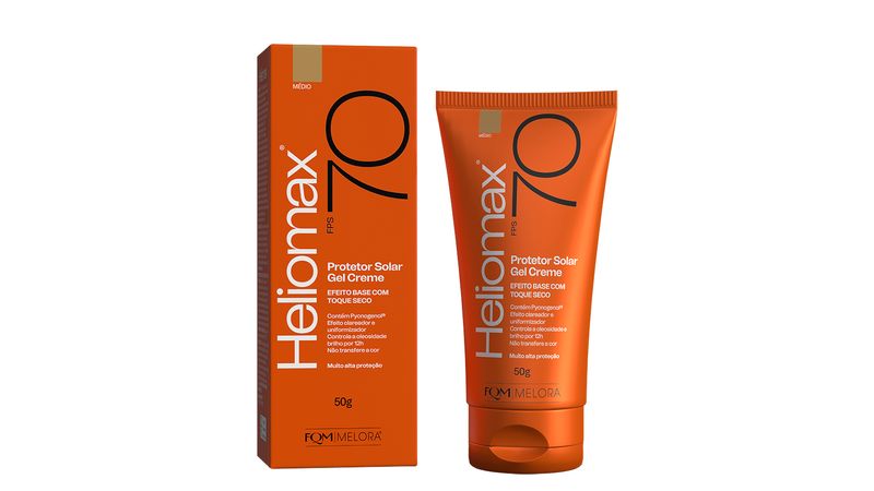 Protetor-solar-Heliomax-FPS-70-gel-creme-cor-medio-50g