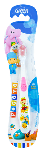 Escova-de-Dente-Infantil-Green-Pocoyo-Super-Macia-1-Unidade