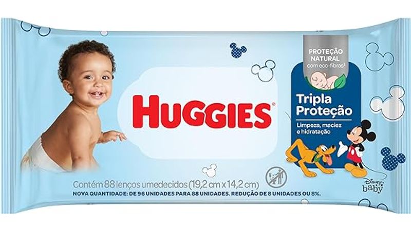 Lenco-umedecido-Huggies-tripla-protecao-88-unidades