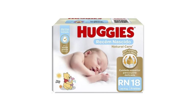 Fraldas-Huggies-Natural-Care-recem-nascido-18-unidades