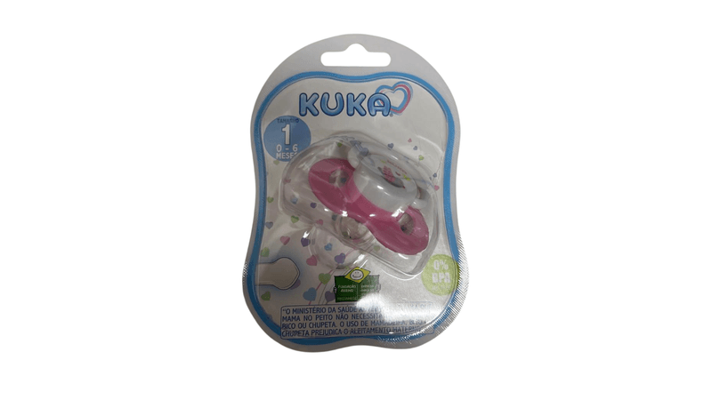 Chupeta-Kuka-Plus-recem-nascido-silicone-rosa-decorada