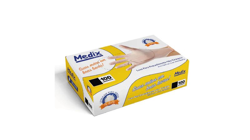 Luva-Vinil-Medix-sem-po-tamanho-P-100-unidades