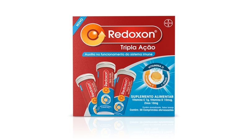 comprar-Redoxon-Tripla-Acao-10mg-30-Comprimidos-Efervecentes