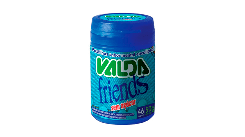 Pastilhas-Valda-Friends-Mentol-Eucaliptol-sem-acucar-50g