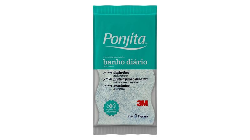 Esponja-de-banho-Ponjita-3M-dupla-acao-1-unidade