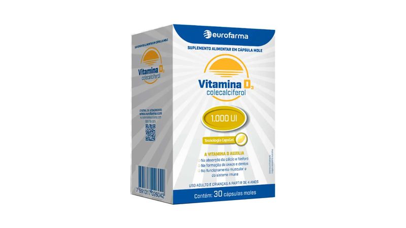 Vitamina-D3-Colecalciferol-1.000-UI-Eurofarma-30-capsulas