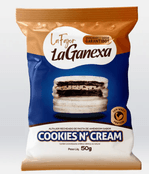 Alfajor-La-Fajor-sabor-cookies-N-Cream-com-Whey-Protein-50g