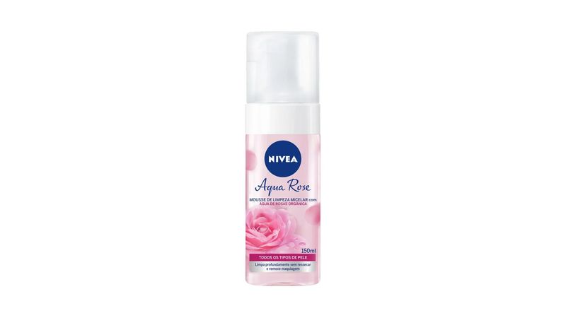 Mousse-de-limpeza-facial-Nivea-Aqua-Rose-150ml