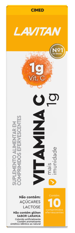 Suplemento-alimentar-vitamina-C-1g-Lavitan-Cimed-10-comprimidos-efervescentes
