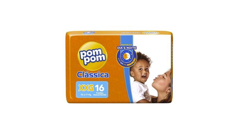 Fralda-Pom-Pom-classica-XXG-16-unidades