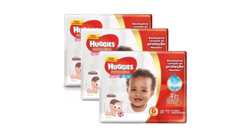 Kit-Fralda-Descartavel-Huggies-Supreme-Care-Jumbo-G-180-unidades