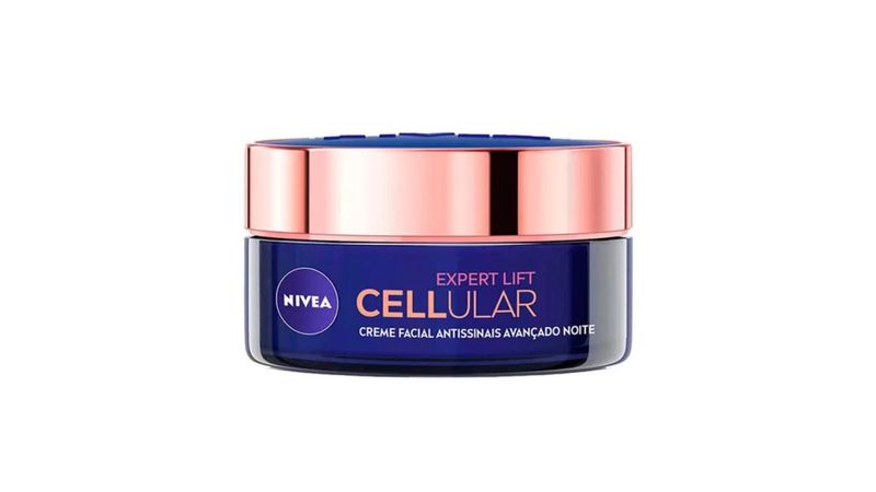 Creme-facial-antissinais-Nivea-Cellular-Expert-Lift-noturno-48g