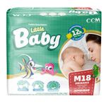 Fralda-descartavel-Little-baby-jumbinho-tamanho-M-18-unidades