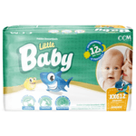Fralda-descartavel-Little-baby-jumbinho-tamanho-XXG-12-unidades