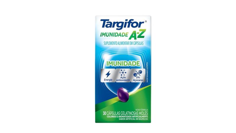 Targifor-imunidade-A-Z-30-capsulas-gelatinosas-moles
