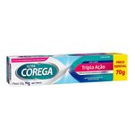 Creme-Fixador-de-Dentadura-Ultra-Corega-Tripla-Acao-Sem-Sabor-70g