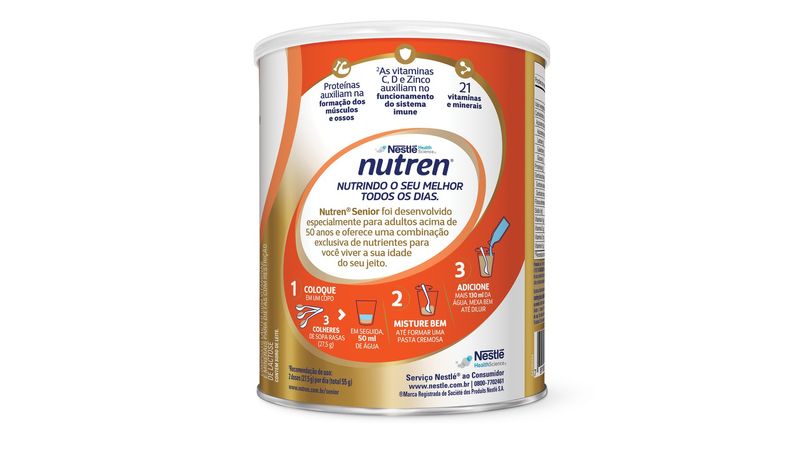 Complemento-lacteo-Nutren-Senior-50--Nestle-sem-sabor-zero-lactose-lata-740g