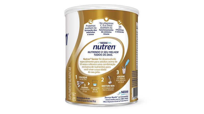 Complemento-lacteo-Nutren-Senior-50--Nestle-sem-sabor-lata-370g