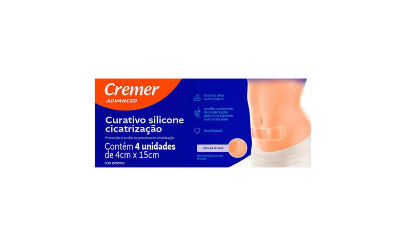 Curativo-de-silicone-para-cicatrizacao-Cremer-Advanced-4-unidades