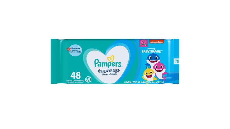 Lenco-umedecido-Pampers-Baby-Shark-sempre-limpo-48-unidades