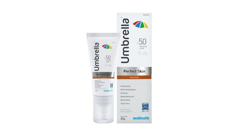 Protetor-solar-facial-Perfect-Skin-FPS-50-Umbrella-escuro-50g