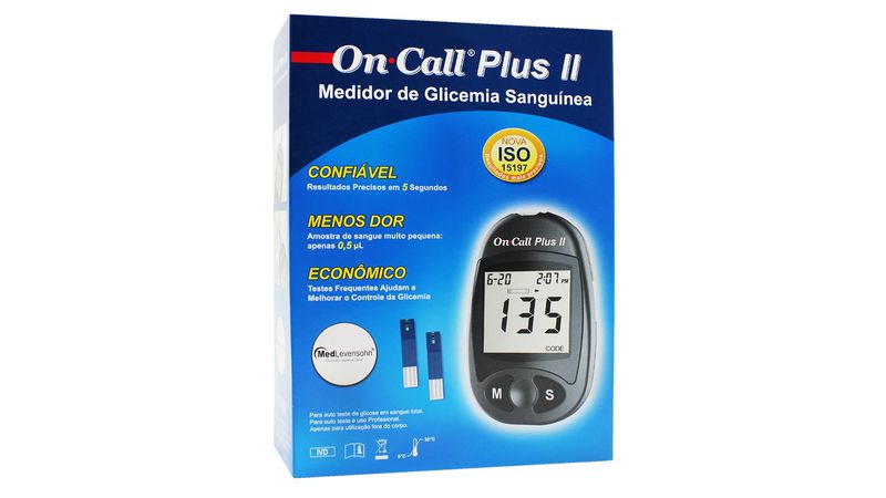 Medidor-de-glicemia-sanguinea-On-Call-Plus-II