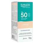 Protetor-solar-facial-Stick-FPS50-Sunless-extra-clara-12g