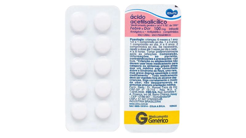 Acido-Acetilsalicilico-100mg-10-comprimidos-generico-Ems