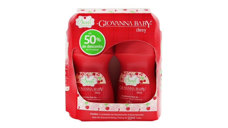 Kit-desodorante-Roll-On-Giovanna-Baby-Sweet-Collection-Cherry-Feminino-50ml-2-unidades