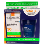 Kit-La-Roche-Posay-protetor-solar-facial-Anthelios-Airlicium--Fluido-FPS-50-40ml---gel-de-limpeza-Effaclar-concentrado-50g
