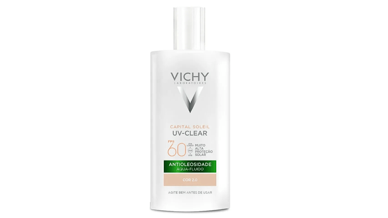 Protetor-solar-facial-Vichy-Capital-Soleil-UV-Clear-Cor-2.0-FPS-60-40g