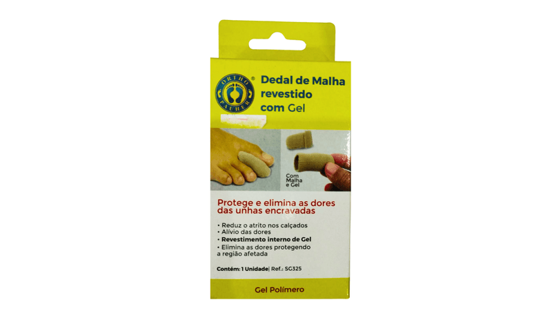 Embalagem-dedal-de-malha-Ortho-Pauher-revestido-com-gel-bege-tamanho-M