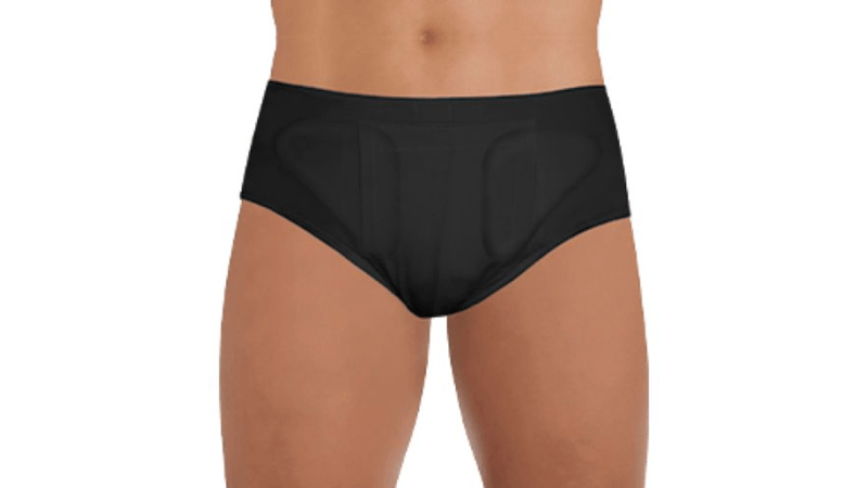 Cueca-para-hernia-inguinal-dupla-Dilepe-grande-cor-preta