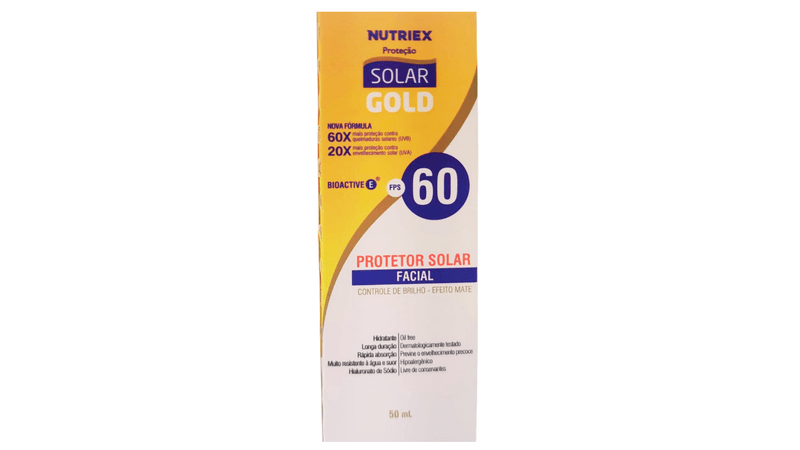Protetor-solar-facial-Solar-Gold-FPS60-50ml