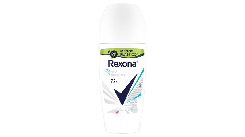 comprar Desodorante Roll-On Rexona Feminino Sem Perfume 50ml em promocao