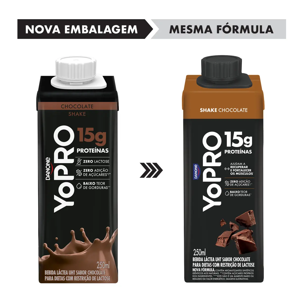 Bebida Láctea YoPro Protein 15g Chocolate - 250ml