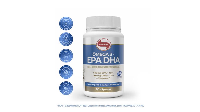 comprar-na-farma22-ômega-3-epa-dha-vitafor-com-60-cápsulas